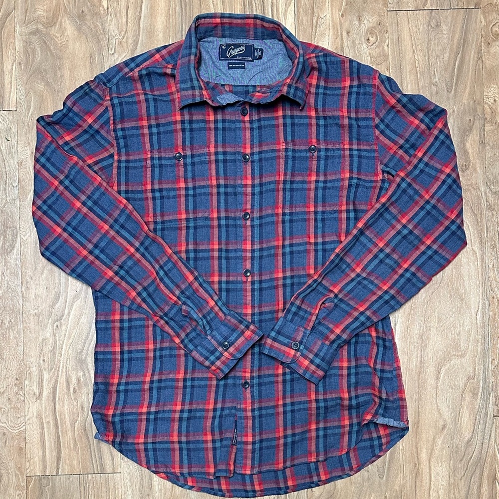 **Grayers** Lightweight Plaid Button Down Size Me… - image 2